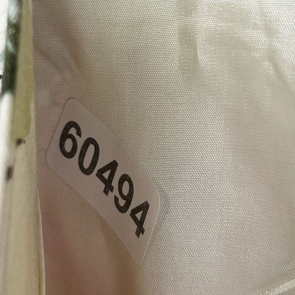 ELLEN TRACY Vest 10P Petite LINDA ALLARD Floral Button Up Waistcoat Red Vintage - Picture 12 of 12